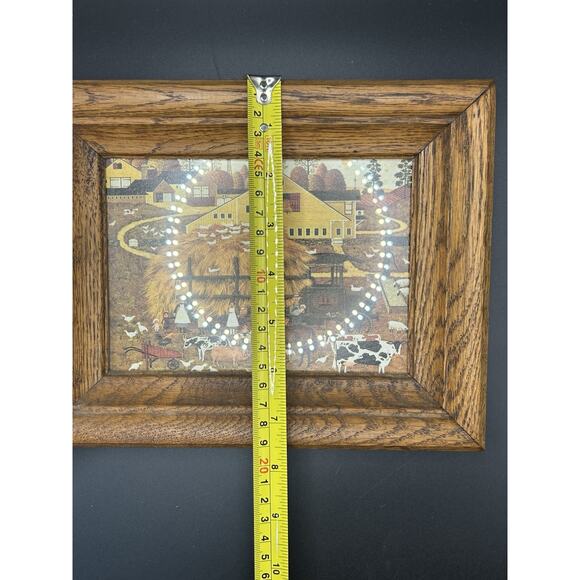 Charles Wysocki Farm Folk & Dr Bonkley Veterinarian Wooden Framed Art Americana - Picture 12 of 13